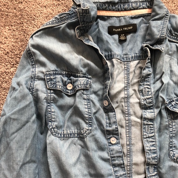 Ivanka Trump Chambray Long Sleeve - Picture 2 of 3